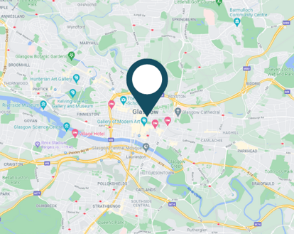Map Of Glasgow Map Of Glasgow