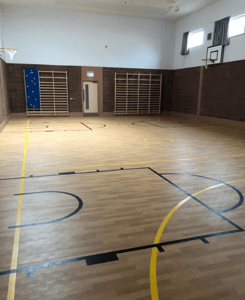 Sports Hall Vinyl Flooring