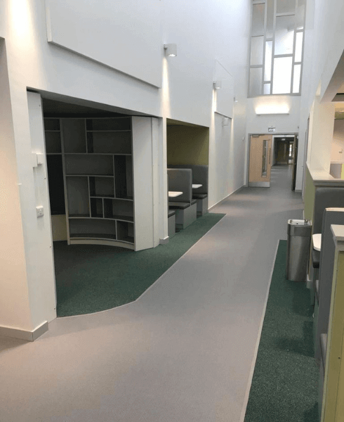 Education Hall Non-Slip Vinyl Flooring